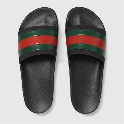 gucci rubber slides men|gucci slides clearance.